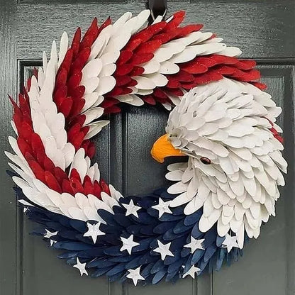 🔥Handmade U.S Eagle 250th Anniversary Patriotic Wreath💖BUY 2 FREE SHIPPING