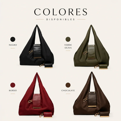 Varelli Charm Transformable Bag – Stylish Vegan Leather Tote & Keychain Charm
