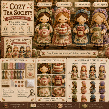 🎁Last Day 49%🧵 Tiny Worlds Collection – Patchwork DIY Kit Series